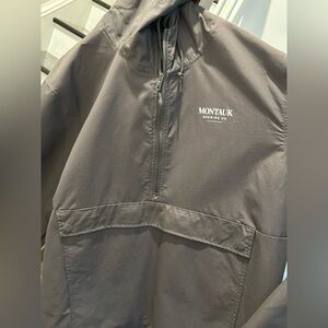 Montauk Brewing Co. Gray Pullover Jacket
